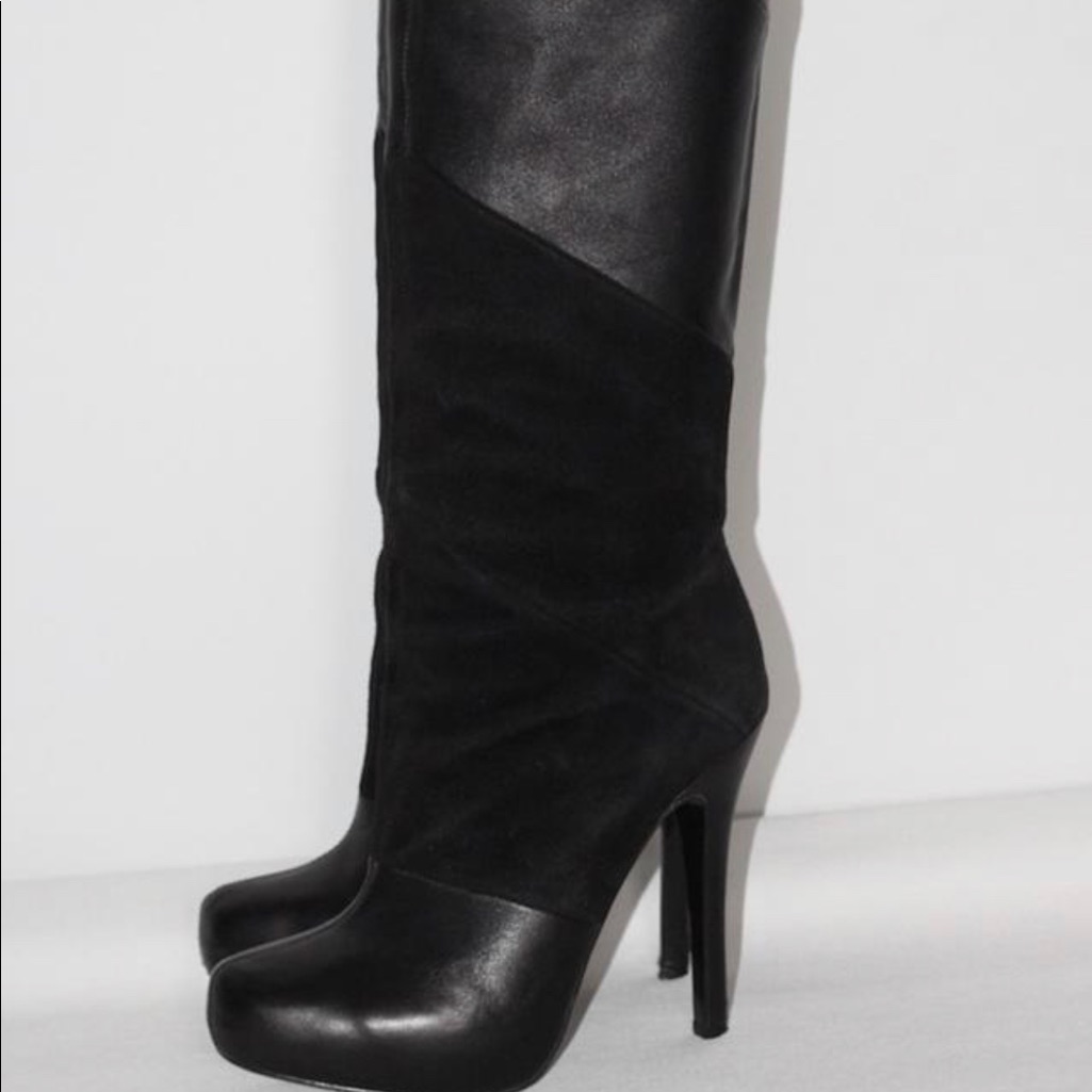 House Of Harlow 1960 Suede/Leather Boots Sz: 39.5